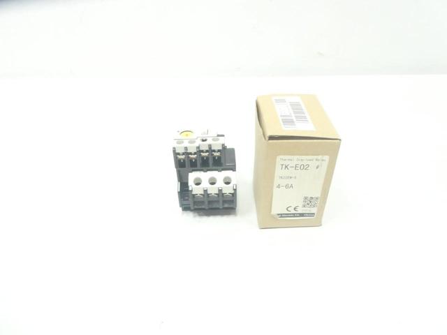 FUJI ELECTRIC TK-E02 TK22EW-S OVERLOAD RELAY 4-6A AMP