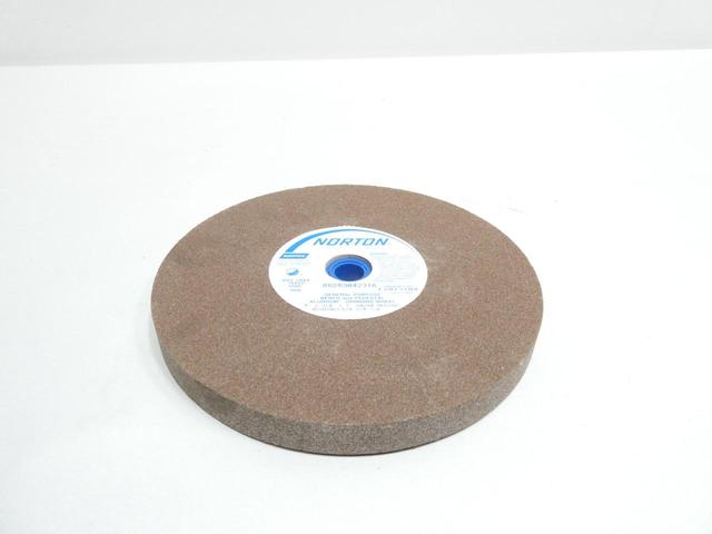 NORTON 66253042316 MEDIUM 60/80 GRINDING WHEEL 8IN 3/4IN 1IN