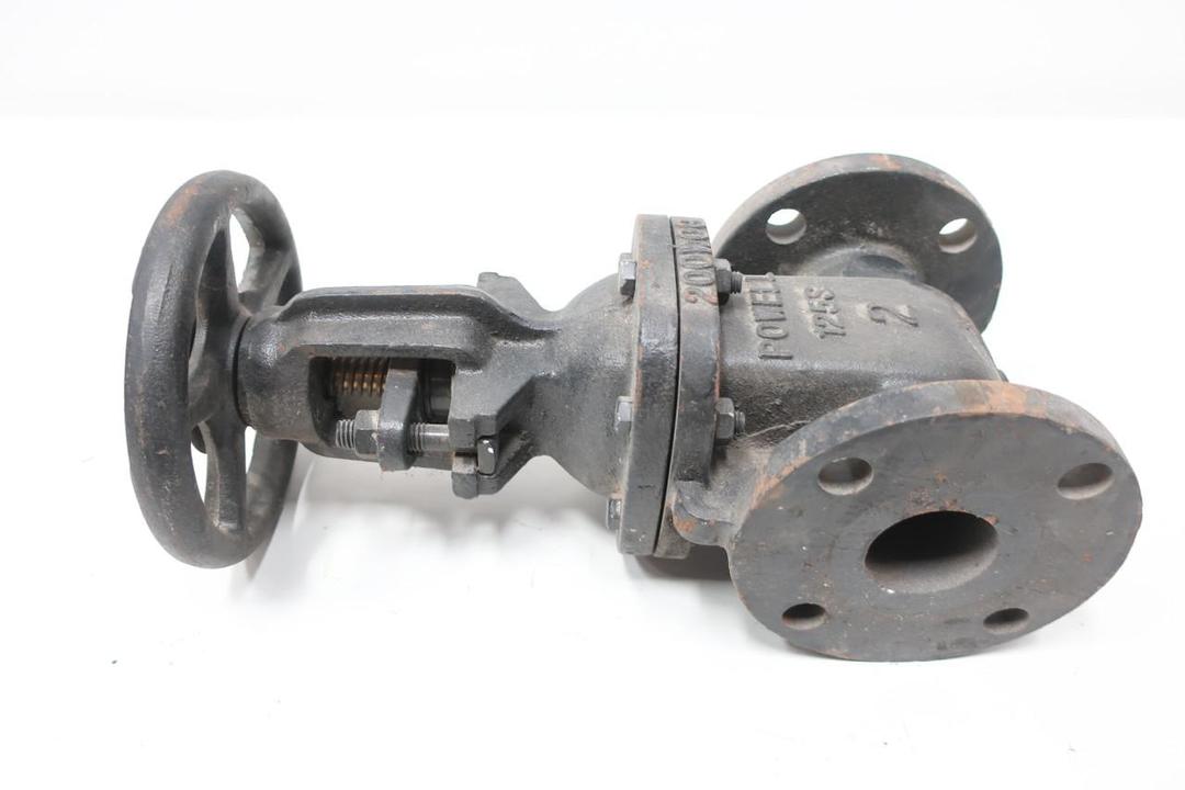 WM POWELL 1793 MANUAL IRON WEDGE GATE VALVE 125 2IN