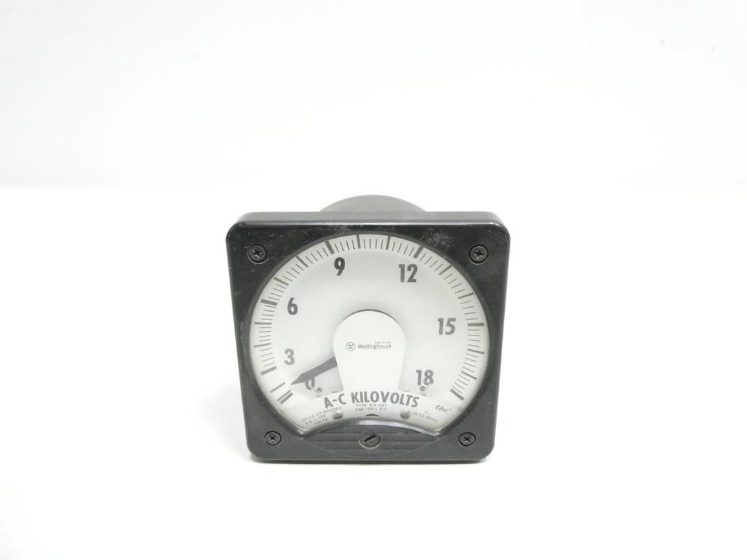 WESTINGHOUSE KA-241 291B462A13 VOLTMETER 0-18KV-AC