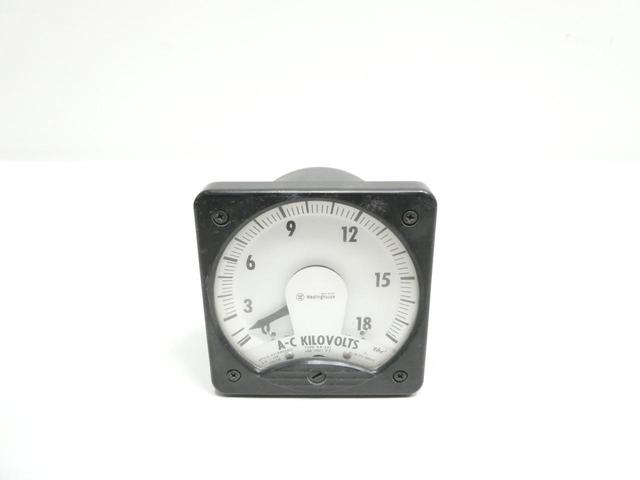 WESTINGHOUSE KA-241 291B462A13 VOLTMETER 0-18KV-AC