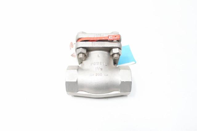 WM POWELL 2341 STAINLESS CHECK VALVE 1-1/2IN NPT 200