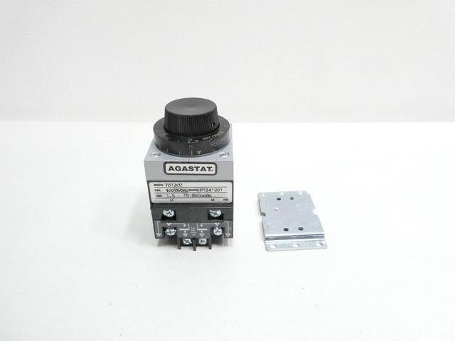 AGASTAT 7012CC TIME DELAY RELAY 1.5-15SEC 480V-AC