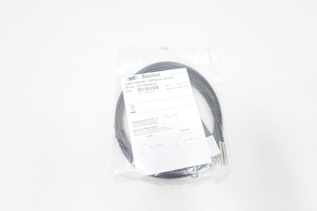 BAUMER FSE 200C4002 LIGHT BARRIER DIFFUSE SENSOR