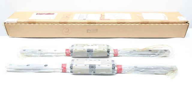 BOX OF 2 THK HSR30R2SSC0+760LH-II LINEAR GUIDE 30MM 760MM