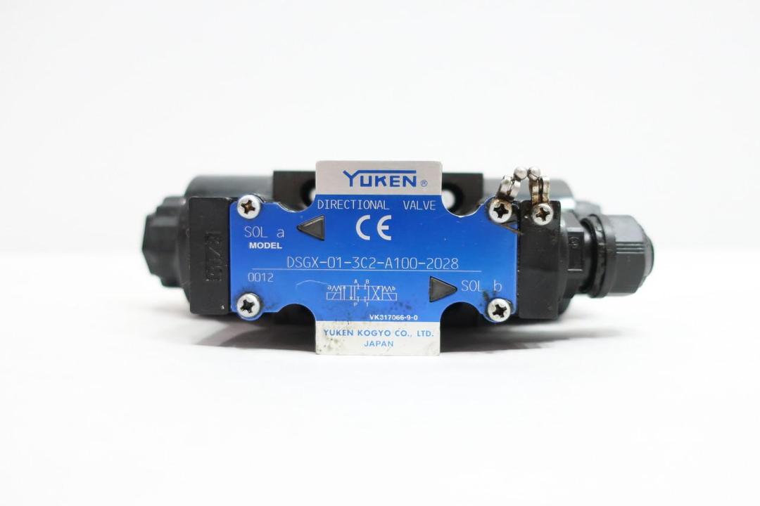 YUKEN DSGX-01-3C2-A100-2028 HYDRAULIC DIRECTIONAL CONTROL VALVE