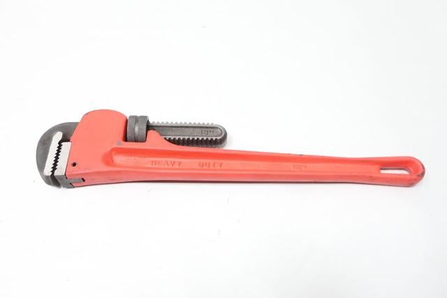 FORGED STEEL HEAVY DUTY PIPE WRENCH 18IN