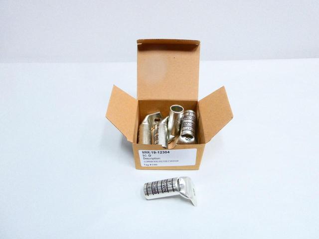 BOX OF 6 THOMAS & BETTS 54918BEUBPH ONE HOLE COPPER LUG 1/2IN