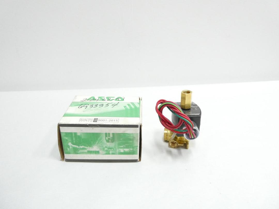 ASCO EF8317G035 RED-HAT II SOLENOID VALVE 120V-AC 1/4IN NPT