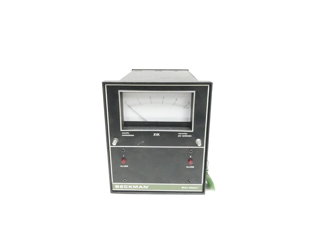 BECKMAN RA6 SOLU METER CONDUCTIVITY CONTROLLER 0-10MVDC 115V-AC