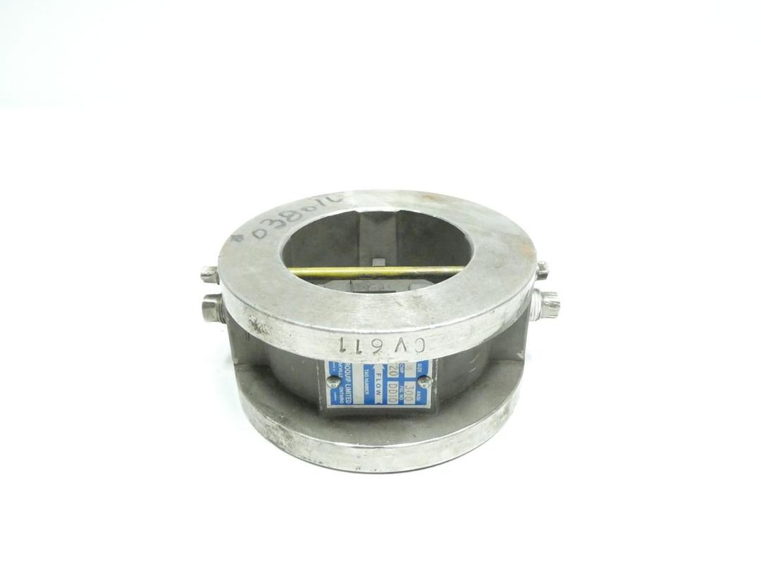 PROQUIP DD10 STAINLESS WAFER CHECK VALVE 3IN 300