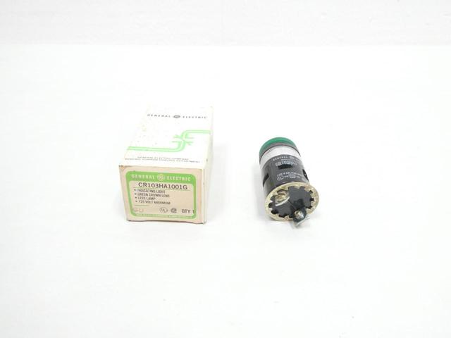 GENERAL ELECTRIC GE CR103HA1001G GREEN INDICATING LIGHT 125V-AC/DC