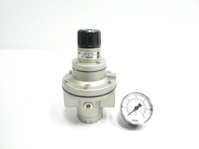 SMC AR435-03G PNEUMATIC REGULATOR 0.02-0.2MPA 3/8IN NPT