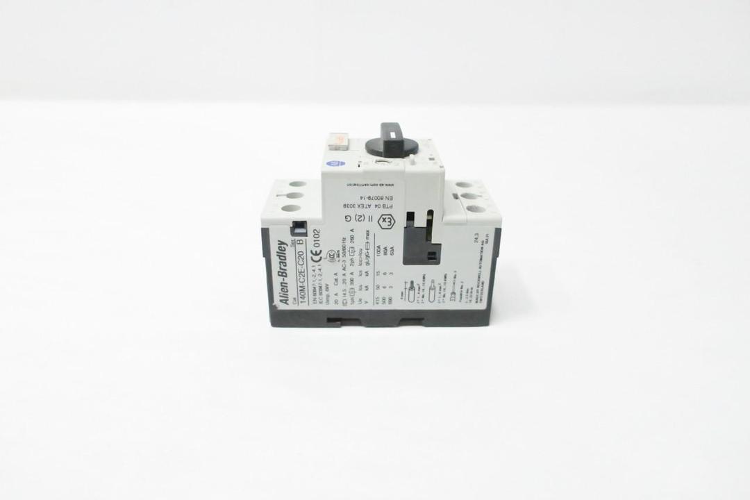 ALLEN BRADLEY 140M-C2E-C20 MANUAL STARTER 14.5-20A AMP 15HP