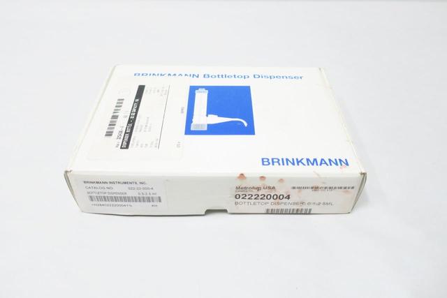 BRINKMANN INSTRUMENTS 022-22-000-4 BOTTLETOP DISPENSER 0.5-2.5ML