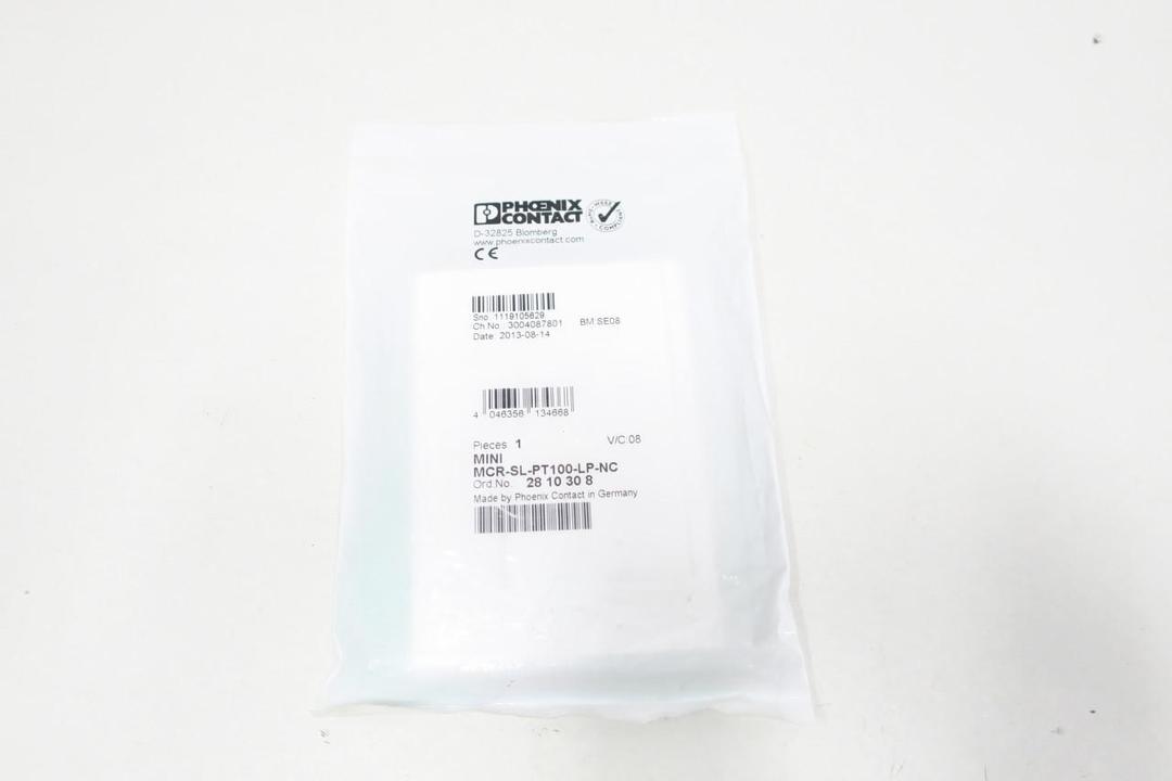 PHOENIX CONTACT MCR-SL-PT100-LP-NC CONFIGURABLE LOOP-POWERED TEMP TRANSDUCER