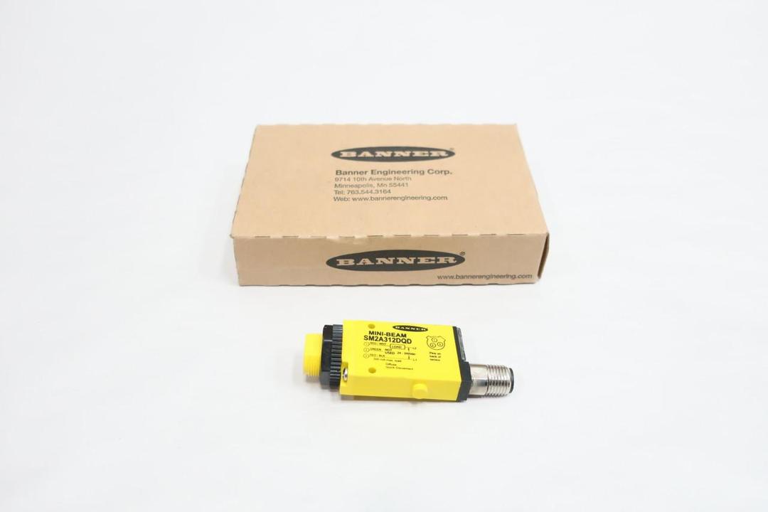 BANNER SM2A312DQD 26841 PHOTOELECTRIC SENSOR 24-240V-AC
