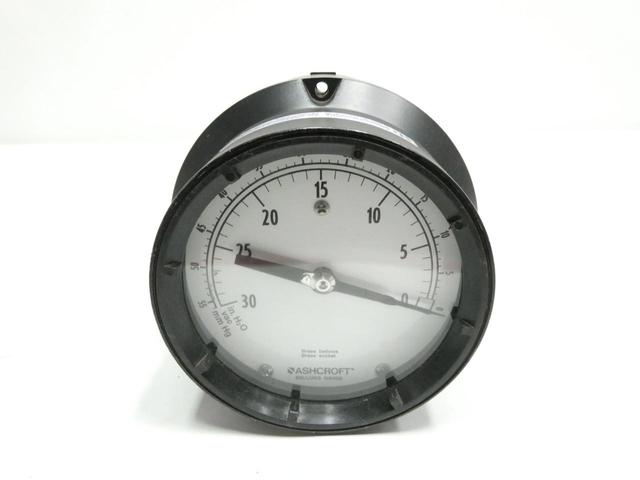 ASHCROFT 45-1189AS-04B PRESSURE GAUGE 4-1/2IN 1/2IN NPT 0-30IN-H2O