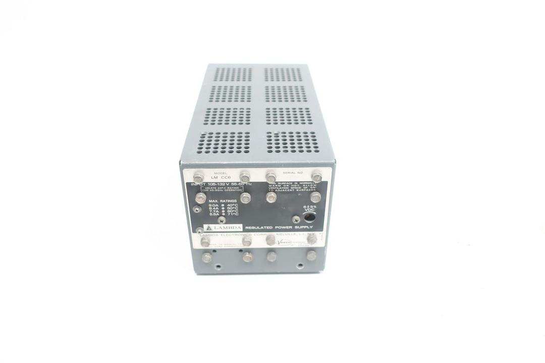 LAMBDA LM CC6 REGULATED POWER SUPPLY 105-132V-AC