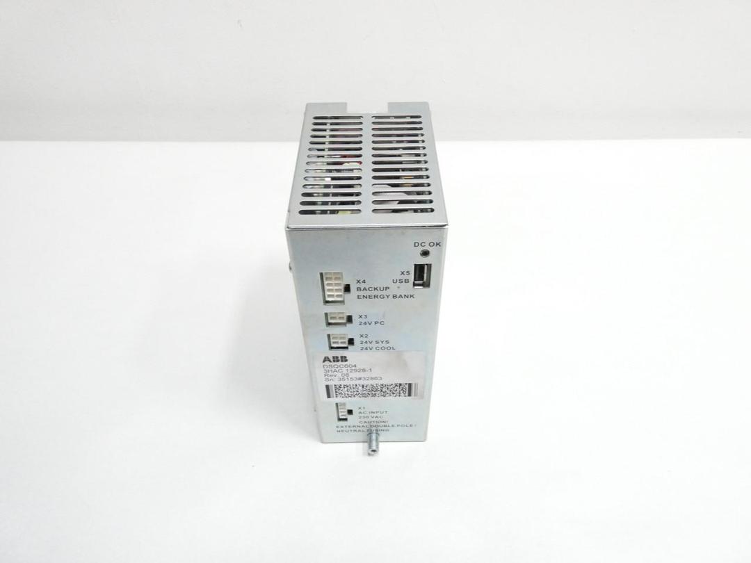 ABB DSQC604 3HAC 12928-1 POWER SUPPLY 230V-AC 5A AMP 24V-DC