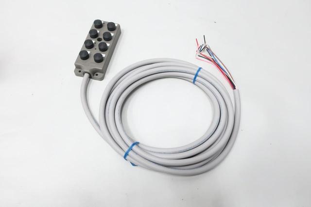 OMRON F39-TC5P02 WIRE-SAVING DEVICE CONNECTOR W/ PNP OVERRIDE INPUT