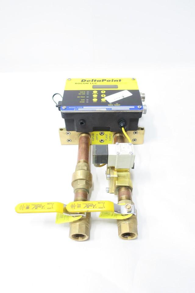 ROCON DPM-23/23LM-6/4-Q-N1F1C-FN28-F-V1-V3-G DELTAPOINT WELDING FLOW METER