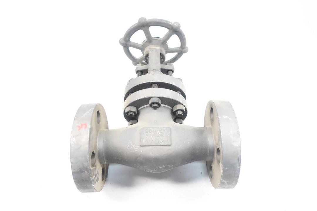 BONNEY FORGE 15RR 107 MANUAL STEEL FLANGED WEDGE GATE VALVE 1-1/2IN 1500