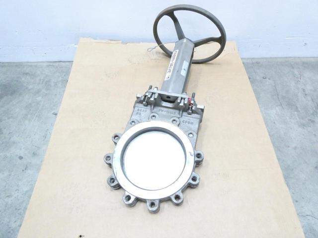 FABRI-VALVE C37 FV-C3720282000 MANUAL STAINLESS LUGGED KNIFE GATE VALVE 10IN 150
