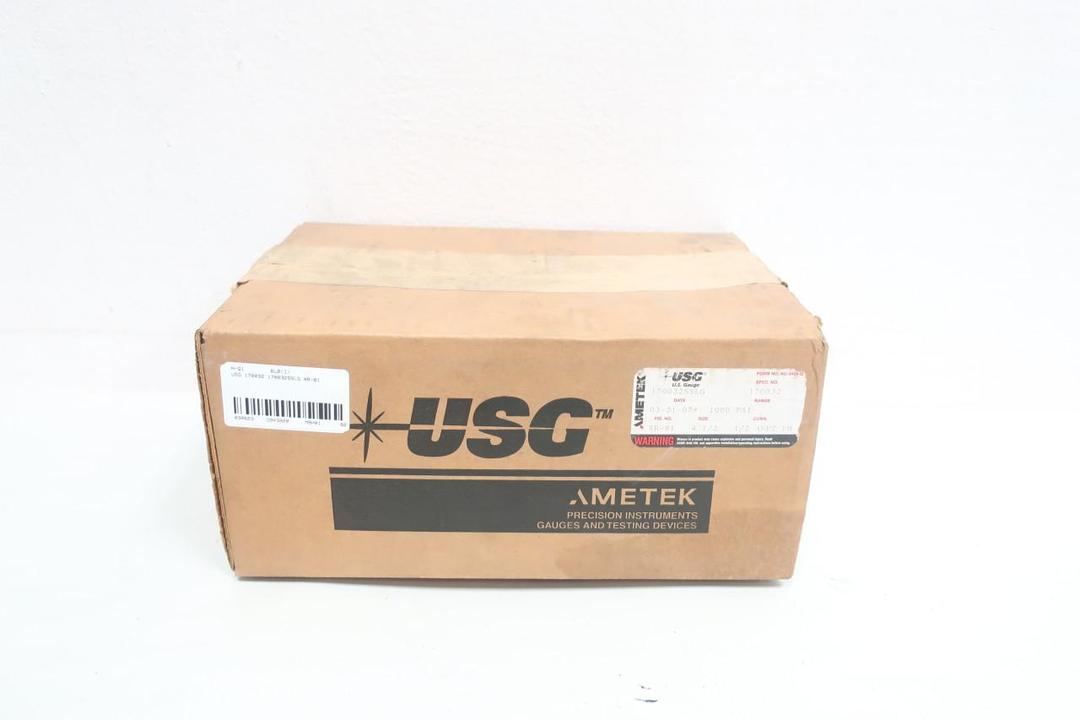 USG 170032 170032SSLG XR-81 PRESSURE GAUGE 4-1/2IN 0-1000PSI 1/2IN NPT