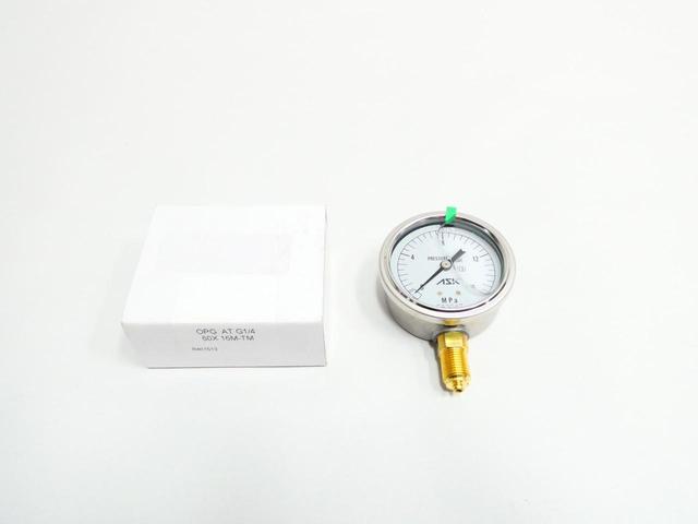 ASK OPG-AT-G1/4 60X16M-TN 2IN 1/4IN 0-16MPA NPT PRESSURE GAUGE