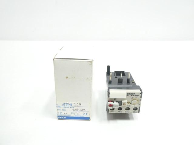 OMRON J7TY-K100 OVERLOAD RELAY 0.63-1A AMP