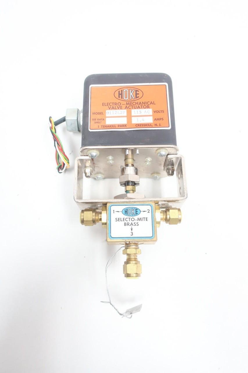 HOKE 0112L2F SOLENOID VALVE 115V-AC 1/4IN