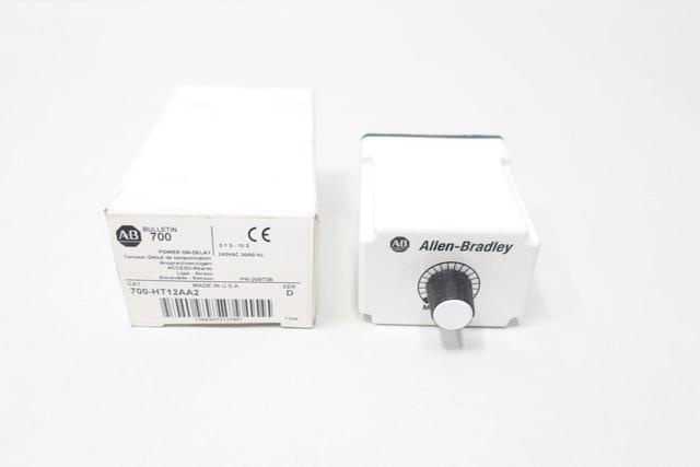 ALLEN BRADLEY 700-HT12AA2 POWER ON-DELAY PLUG-IN RELAY 240V-AC