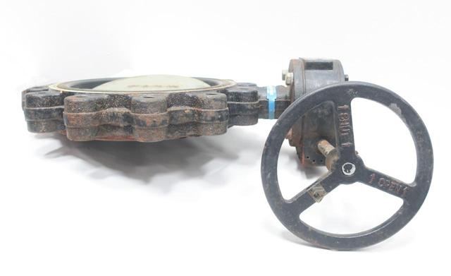 MILWAUKEE VALVE ML332E MANUAL IRON LUGGED BUTTERFLY VALVE 10IN 200