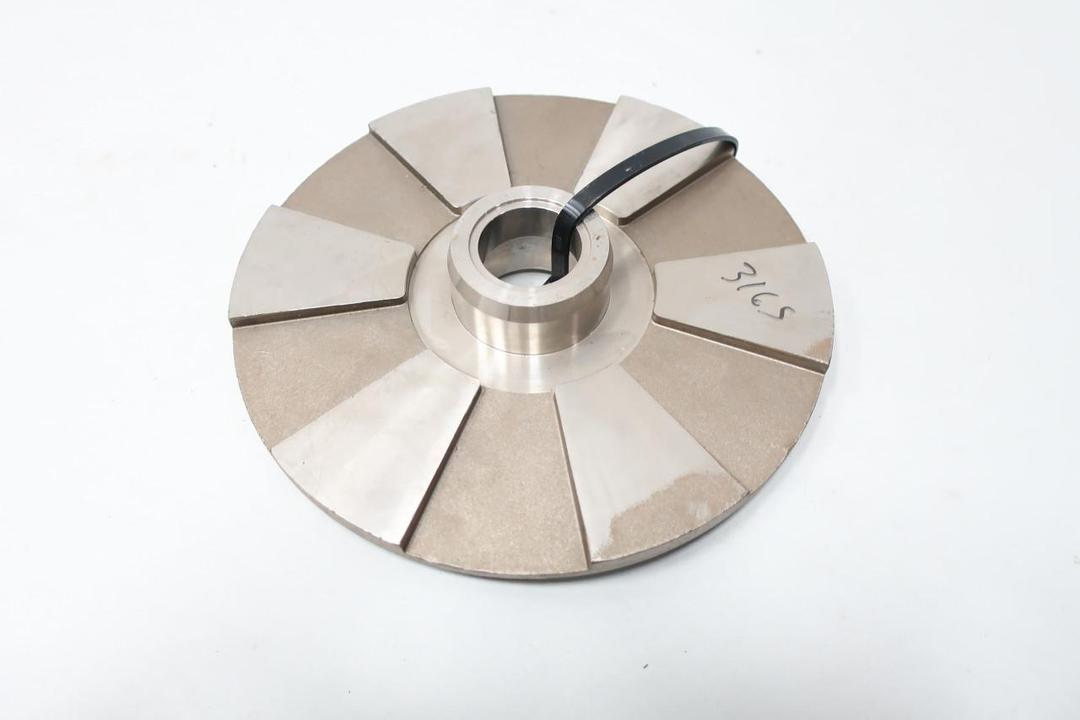 WILFLEY AG-4253-AB AG-2411 AG-1316 STAINLESS 6-VANE PUMP EXPELLER 8-1/2IN OD