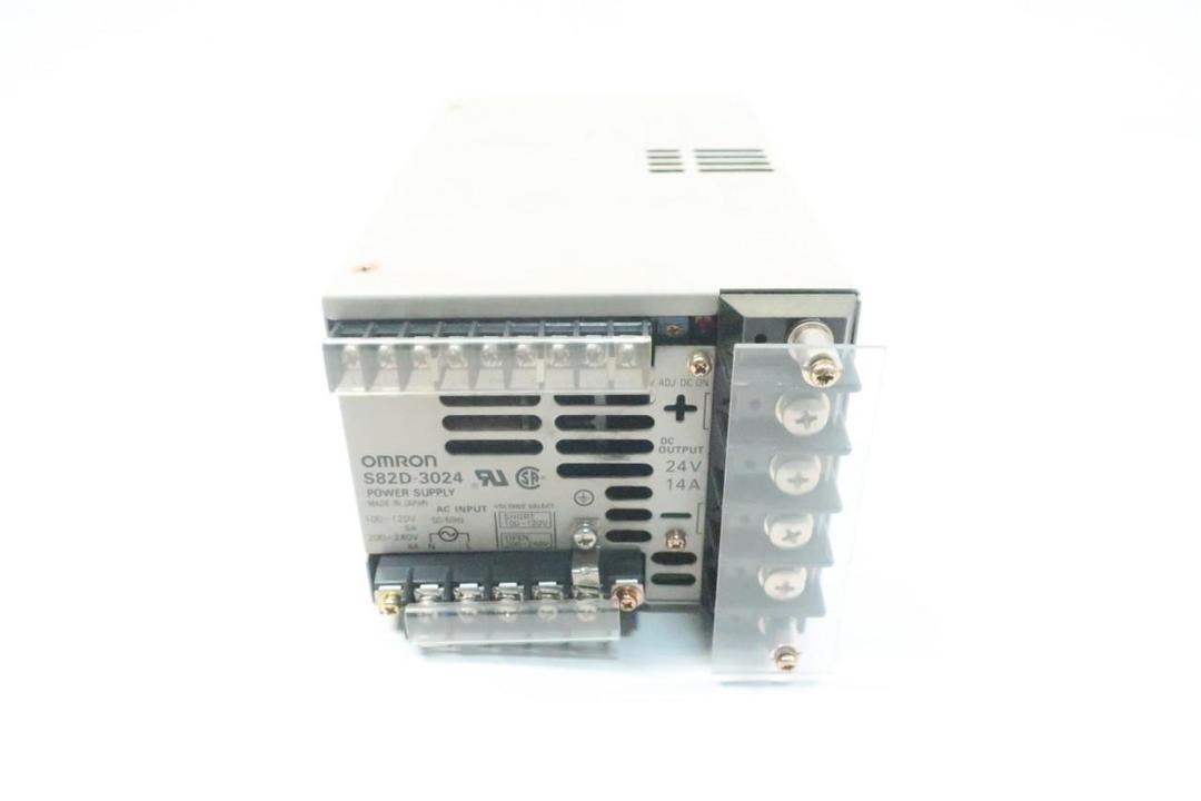 OMRON S82D-3024 AC TO DC POWER SUPPLY 100-120/200-240V-AC 14A AMP 24V-DC