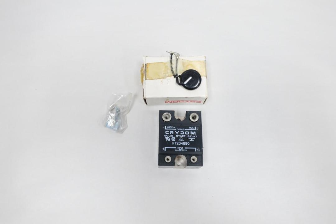 CRYDOM H12D4890 SOLID STATE RELAY 4-32V-DC 90A AMP 480V-AC
