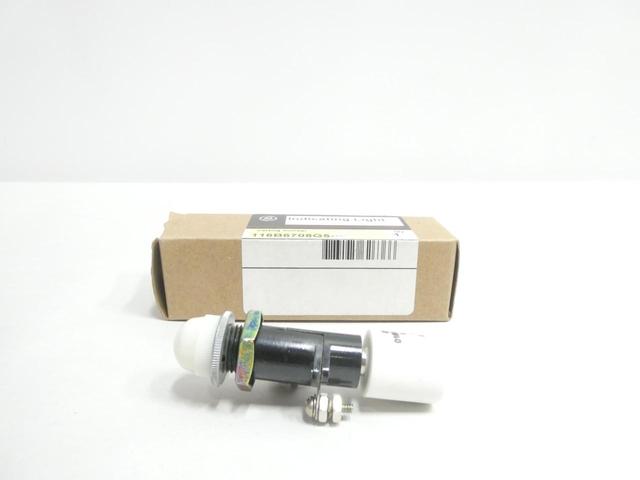 GENERAL ELECTRIC GE 116B6708G5-W WHITE INDICATOR LIGHT 120V-AC