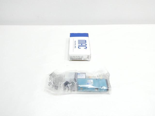 MAC 411A-B0A-DM-DDAJ-1JD PNEUMATIC SOLENOID VALVE 24V-DC 120PSI