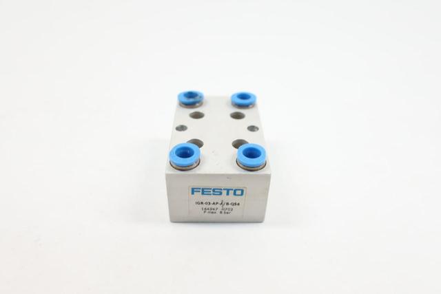 FESTO IGR-03-AP-A/B-QS6 ONE-WAY FLOW CONTROL MANIFOLD 8BAR