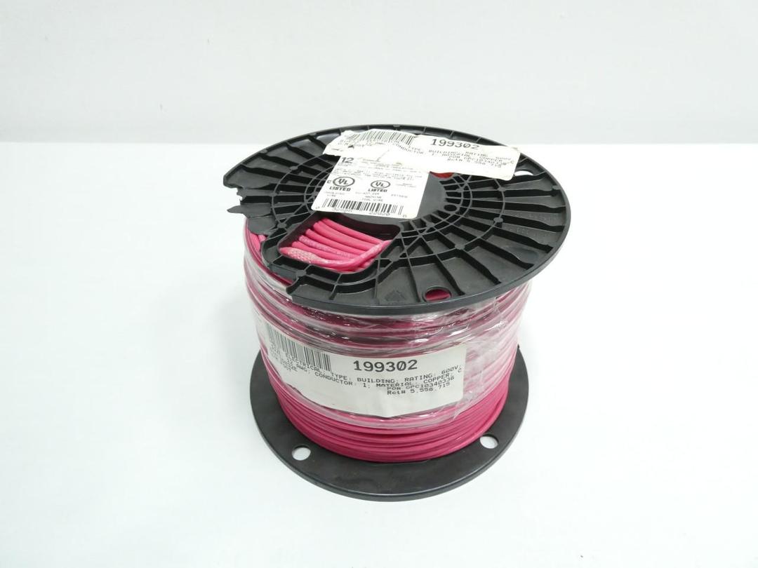 SOUTHWIRE E51583F RED MACHINE TOOL WIRE 12AWG 500FT 600V-AC