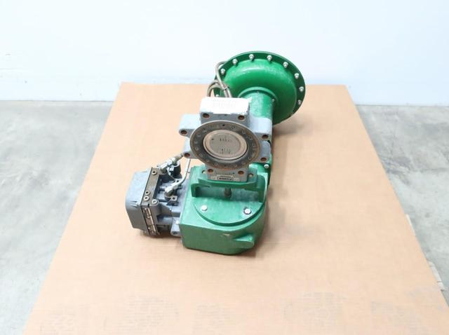 FISHER 8560 1052 SIZE 40 DVC6020 PNEUMATIC STEEL CONTROL VALVE 4IN 150