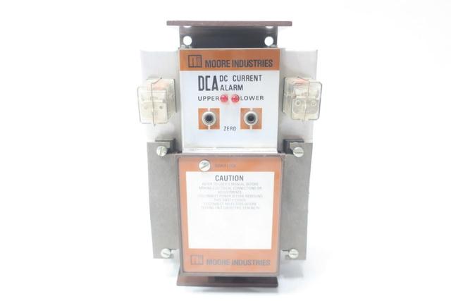 MOORE INDUSTRIES DCA/4-20MA/DL1L1/117AC-RE-RF DC CURRENT ALARM
