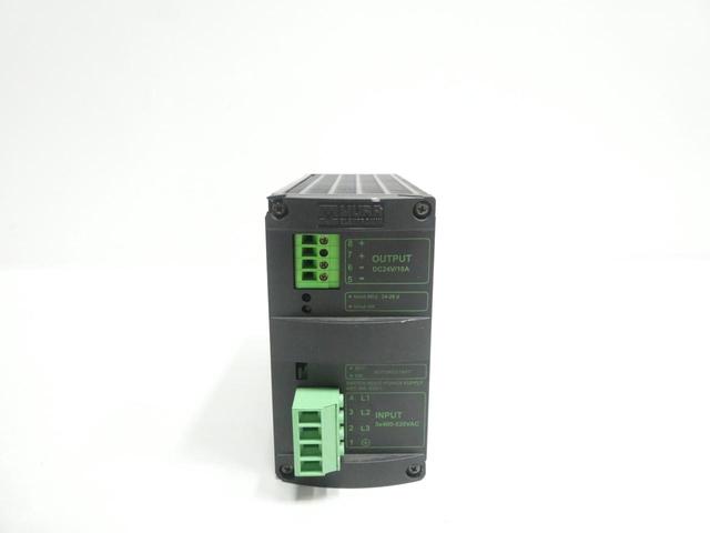 MURR ELEKTRONIK MCS10-3X400-500/24 85071 POWER SUPPLY 400-520V-AC 10A 24V-DC