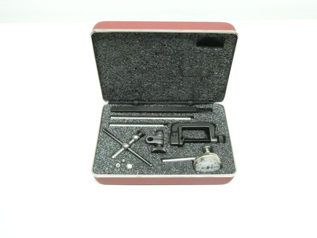 STARRETT 196 UNIVERSAL BACK PLUNGER DIAL TEST INDICATOR SET