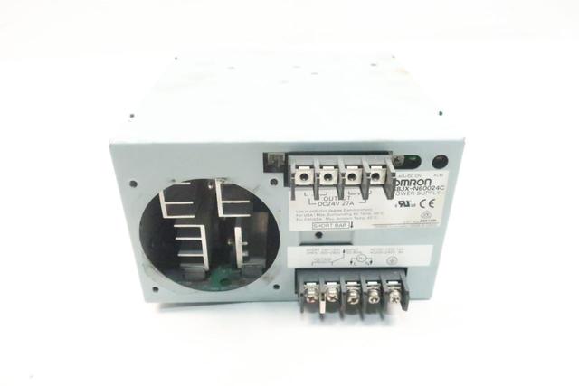 OMRON S8JX-N60024C AC TO DC POWER SUPPLY 100-120/200-240V-AC 27A AMP 24V-DC