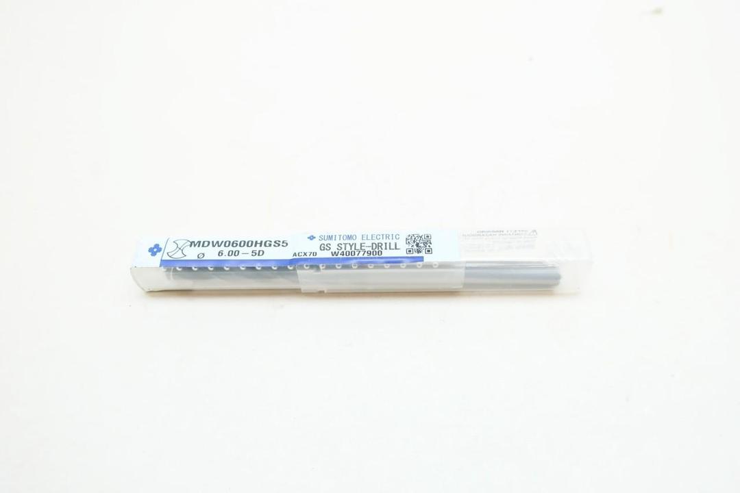 SUMITOMO MDW0600HGS5 GE STYLE CARBIDE 6MM DRILL BIT