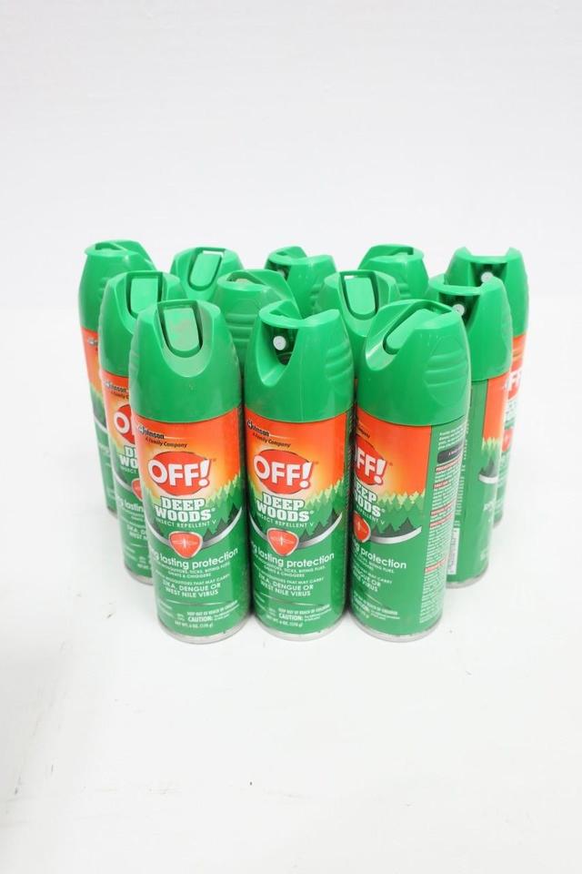 BOX OF 12 SC JOHNSON 01842 OFF! DEEP WOODS INSECT REPELLENT 6OZ