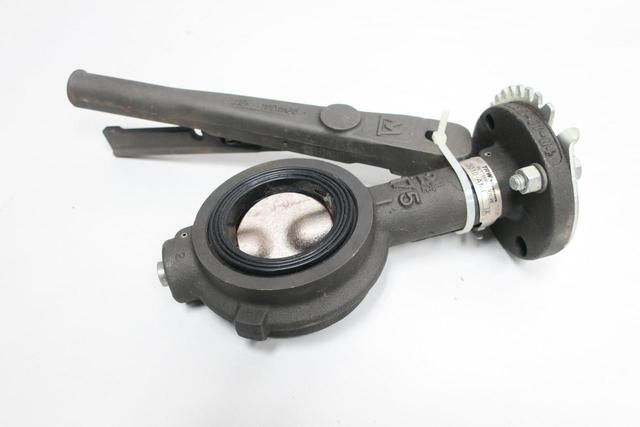 TRW 3010-AMI MANUAL STEEL WAFER BUTTERFLY VALVE 2-1/2IN 175