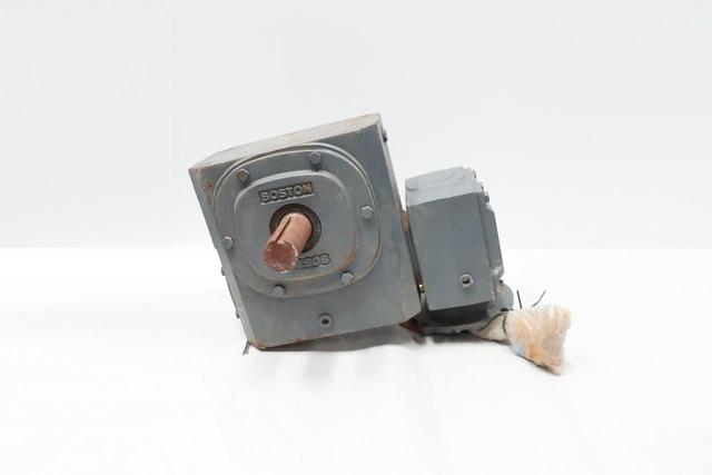 BOSTON GEAR FWC732-600-B5-6 RIGHT ANGLE GEAR REDUCER 5/8IN 1-3/8IN 0.36HP 600:1